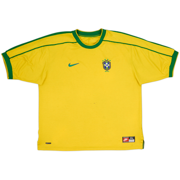 1998-00 Brazil Home Shirt - 5/10 - (XL)