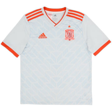 2018-19 Spain Away Shirt - 7/10 - (L.Boys)