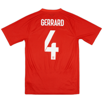 2014-15 England Away Shirt Gerrard #4 - 6/10 - (S)