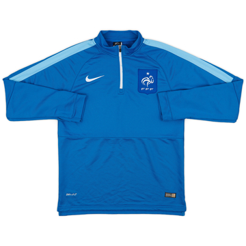 2016-17 France Nike 1/4 Zip Drill Top - 9/10 - (XL)