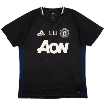 2016-17 Manchester United Staff Issue adidas Training Shirt LU' - 7/10 - (M)