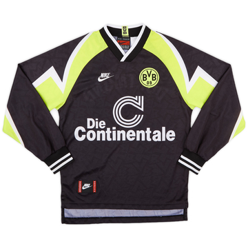 1995-96 Borussia Dortmund Away L/S Shirt - 9/10 - (XS)