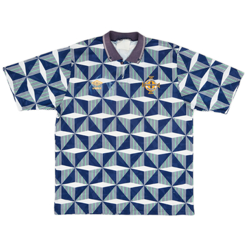 1990-92 Northern Ireland Away Shirt - 5/10 - (XL)