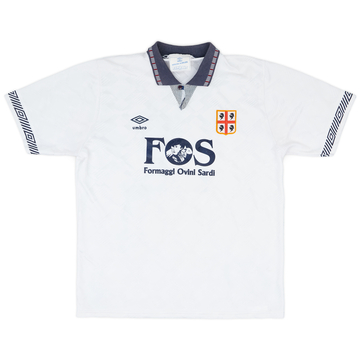 1990-92 Cagliari Away Shirt #11 - 7/10 - (XL)