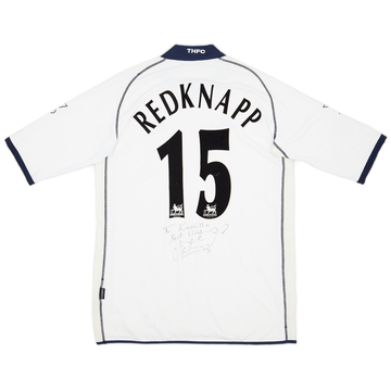 2003-04 Tottenham Match Issue Signed Home Shirt Redknapp #15
