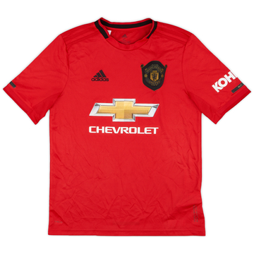 2019-20 Manchester United Home Shirt - 9/10 - (XL.Boys)