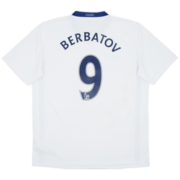 2008-10 Manchester United Away Shirt Berbatov #9 - 6/10 - (L)