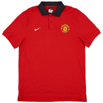 2013-14 Manchester United Nike Polo Shirt - 9/10 - (L)