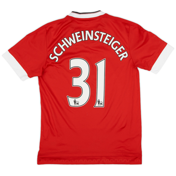 2015-16 Manchester United Home Shirt Schweinsteiger #31 - 5/10 - (S)
