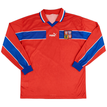 1998-00 Czech Republic Home L/S Shirt - 8/10 - (XL)