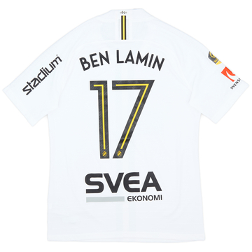 2019 AIK Match Issue Away Shirt Ben Lamin #17