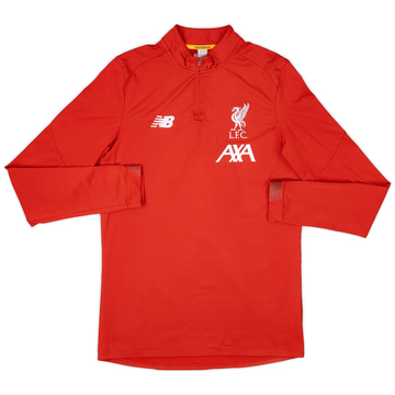 2018-19 Liverpool New Balance 1/4 Zip Training Top - 5/10 - (M)