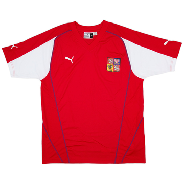 2004-05 Czech Republic Basic Home Shirt - 9/10 - (XL)