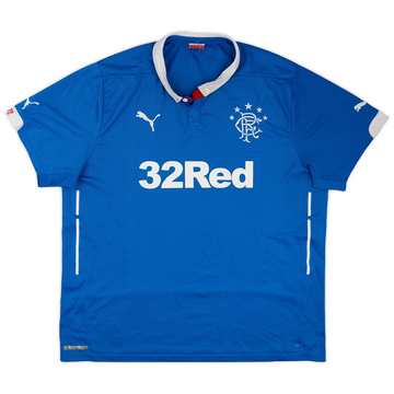 2014-15 Rangers Home Shirt - 8/10 - (XXL)