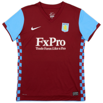 2010-11 Aston Villa Home Shirt - 8/10 - (Women's M)