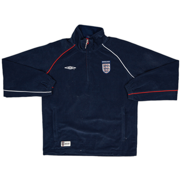 2004-06 England Umbro 1/4 Zip Drill Top - 7/10 - (S)