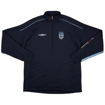 2002-04 England Umbro 1/4 Zip Drill Top - 7/10 - (L)