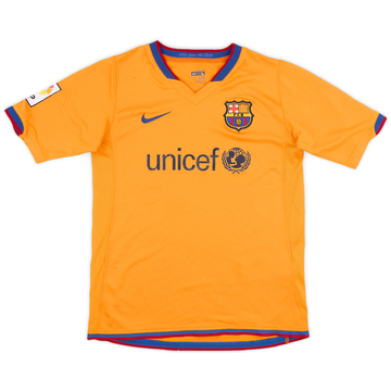 2007-08 Barcelona Third Shirt - 6/10 - (L.Boys)