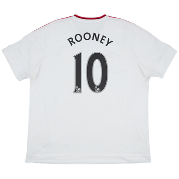 2015-16 Manchester United Away Shirt Rooney #10 - 7/10 - (XXL)