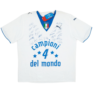 2006 Italy 'Campioni del Mondo' 'Signed' Away Shirt (XL)