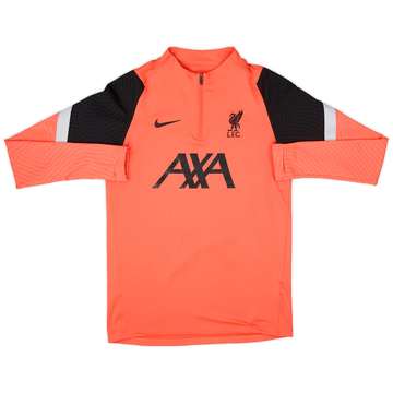 2020-21 Liverpool Nike 1/4 Zip Drill Top - 7/10 - (S)