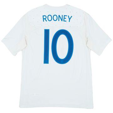 2010-11 England Home Shirt Rooney #10 - 7/10 - (M)