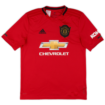 2019-20 Manchester United Home Shirt - 9/10 - (XL.Boys)