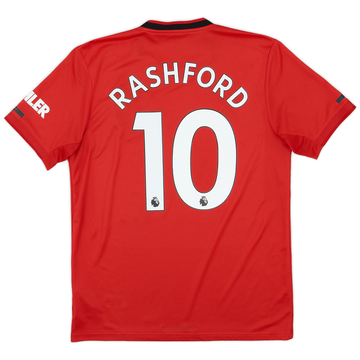 2019-20 Manchester United Home Shirt Rashford #10 - 6/10 - (M)