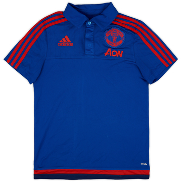 2015-16 Manchester United adidas Polo Shirt - 8/10 - (L.Boys)