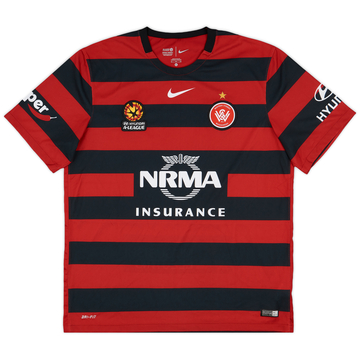 2015-16 Western Sydney Wanderers Home Shirt - 9/10 - (XL)