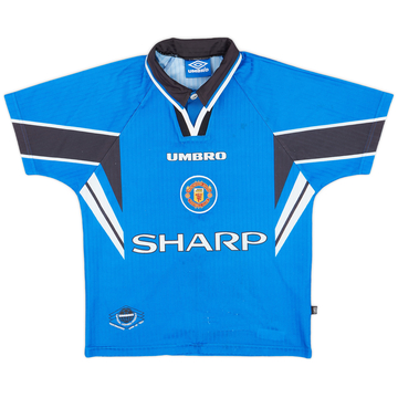 1996-98 Manchester United Third Shirt - 6/10 - (L.Boys)