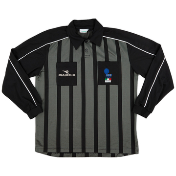 1990s Italy FIGC Diadora Referee L/S Shirt - 8/10 - (XL)