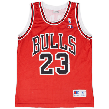 1991-98 Chicago Bulls Jordan #23 Champion Away Jersey - 8/10 - (S)
