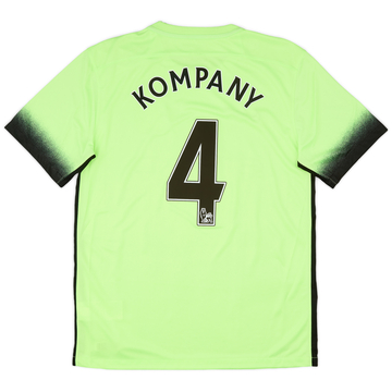 2015-16 Manchester City Third Shirt Kompany #4 (M)