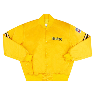 1980s Pittsburgh Steelers Starter Satin Varsity Jacket L