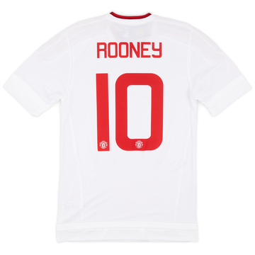 2015-16 Manchester United Player Issue Away Shirt Rooney #10 (S/M)