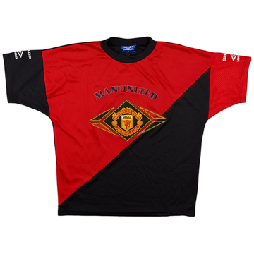 1994-95 Manchester United Umbro Training Shirt - 8/10 - (S)