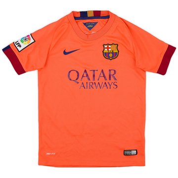 2014-15 Barcelona Away Shirt - 8/10 - (S.Boys)