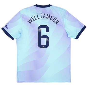 2024-25 Arsenal Women's Third Shirt Williamson #6 (Unisex Fit)