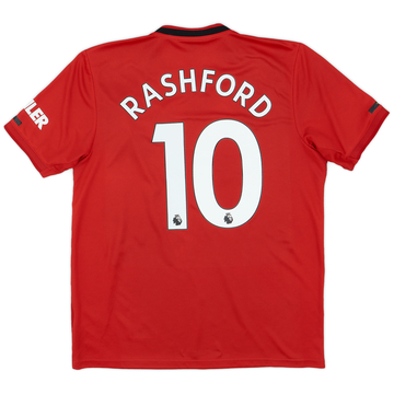 2019-20 Manchester United Home Shirt Rashford #10 - 5/10 - (L)