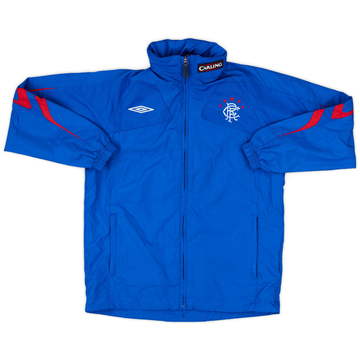 2006-07 Rangers Umbro Hooded Rain Jacket - 10/10 - (M.Boys)