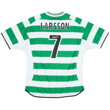 2001-03 Celtic Home Shirt Larsson #7
