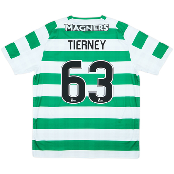 2018-19 Celtic Home Shirt Tierney #63 - 6/10 - (S)