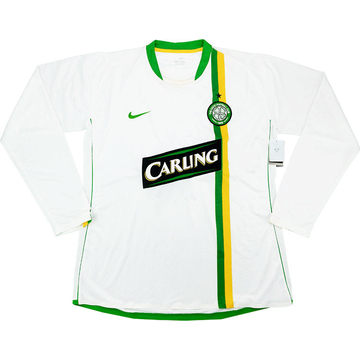 2006-08 Celtic Player Issue European L/S Shirt XL