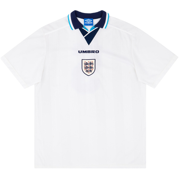 1995 England Match Worn Umbro Cup Home Shirt #5 (Scales)