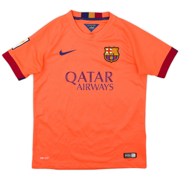2014-15 Barcelona Away Shirt - 7/10 - (M.Boys)