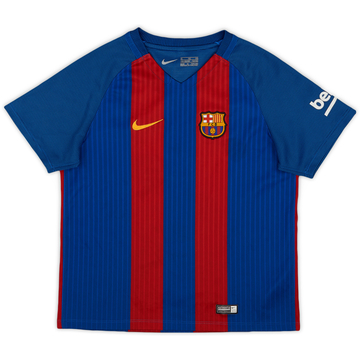 2016-17 Barcelona Home Shirt - 8/10 - (S.Boys)