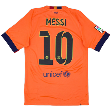 2014-15 Barcelona Away Shirt Messi #10 - 6/10 - (S)