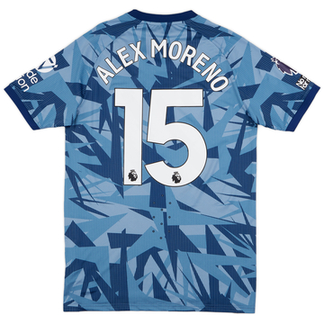 2023-24 Aston Villa Match Issue Third Shirt Alex Moreno #15