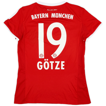 2013-14 Bayern Munich Home Shirt Gotze #19 - 7/10 - (Women's M)